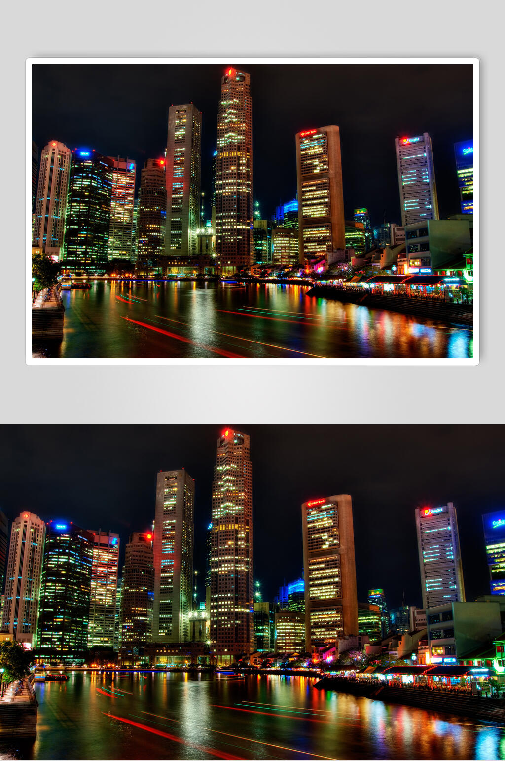 实拍街头城市风景建筑壁纸图片素材