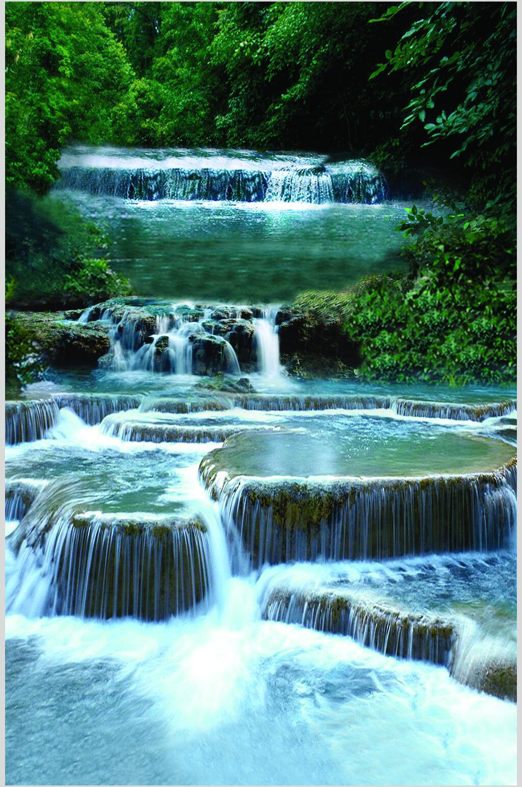 农村大自然风景流水图片