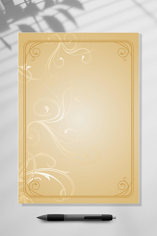 暗花纹秀气欧式风信纸背景WORD-众图网