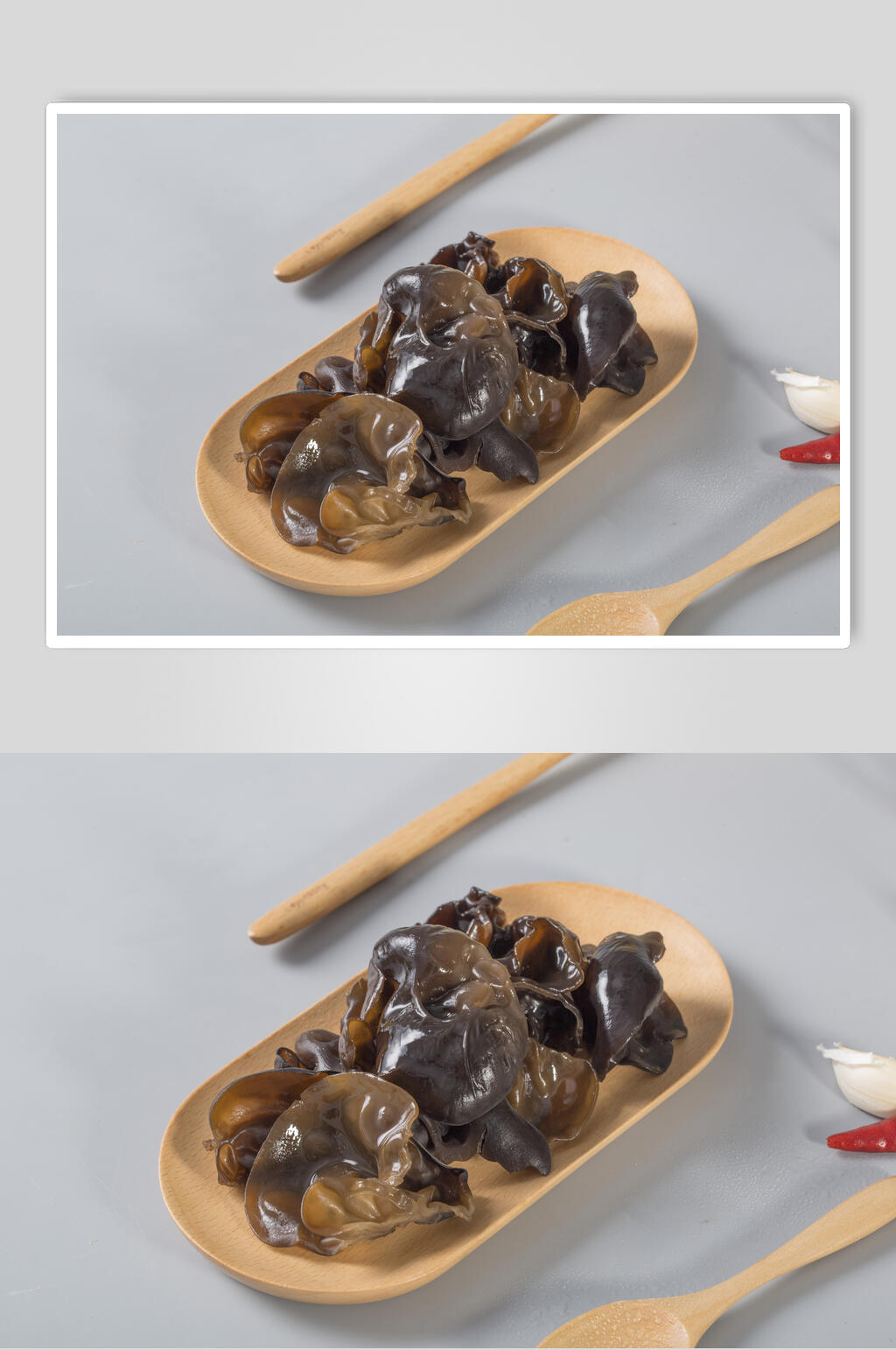 木耳灰底火锅烫菜图片素材