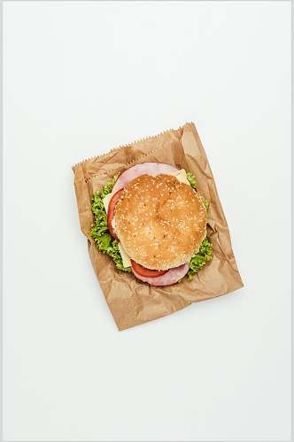 时尚食品汉堡创意餐饮图片