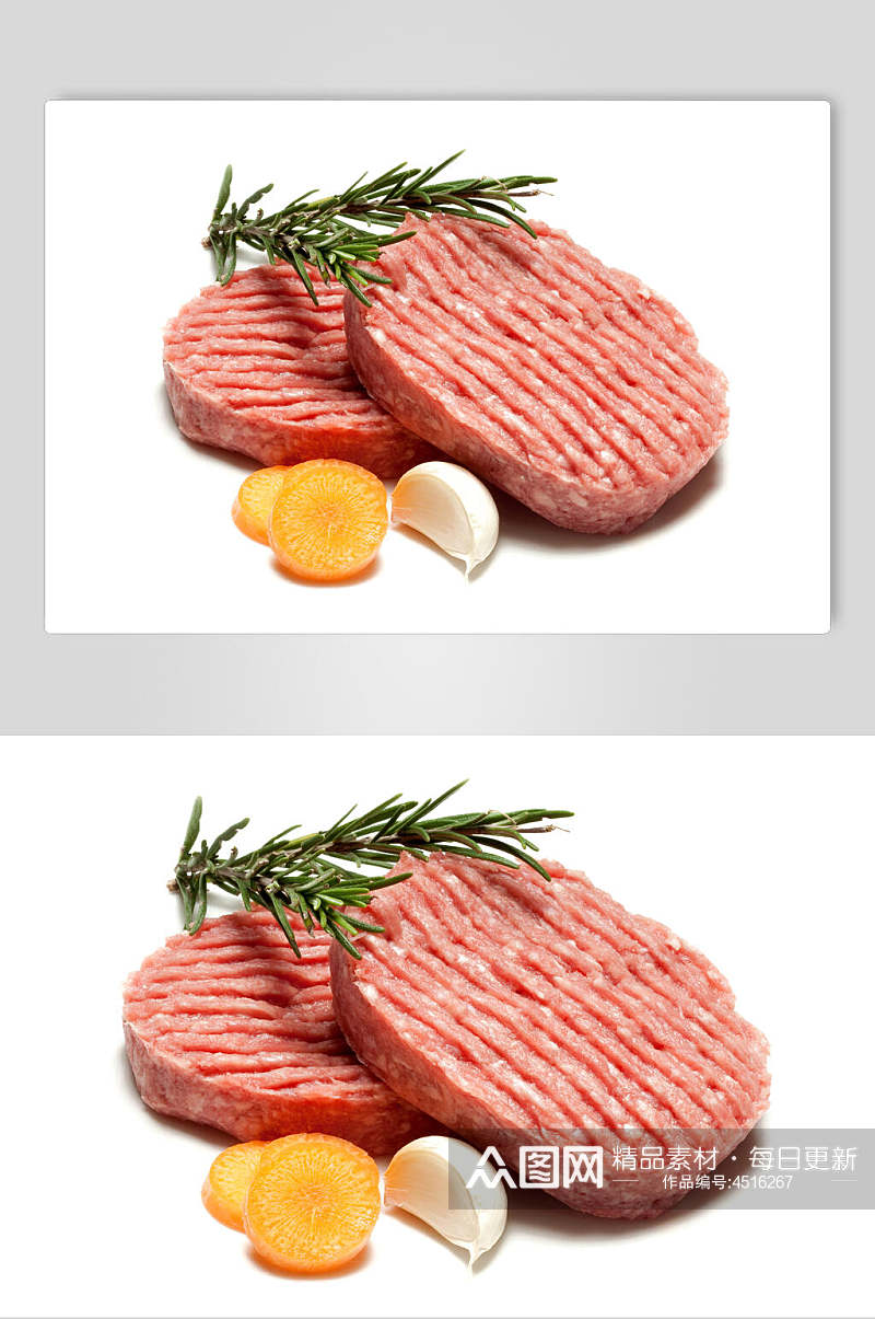 牛排牛肉生肉摄影图素材
