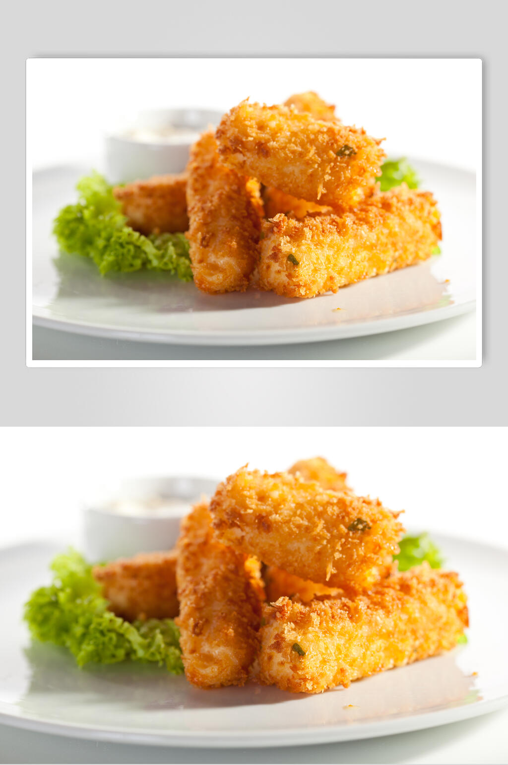 金黄美味酥脆炸鸡腿食品摄影图片素材