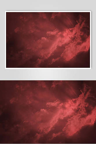 红色云朵彩色炫酷背景图片
