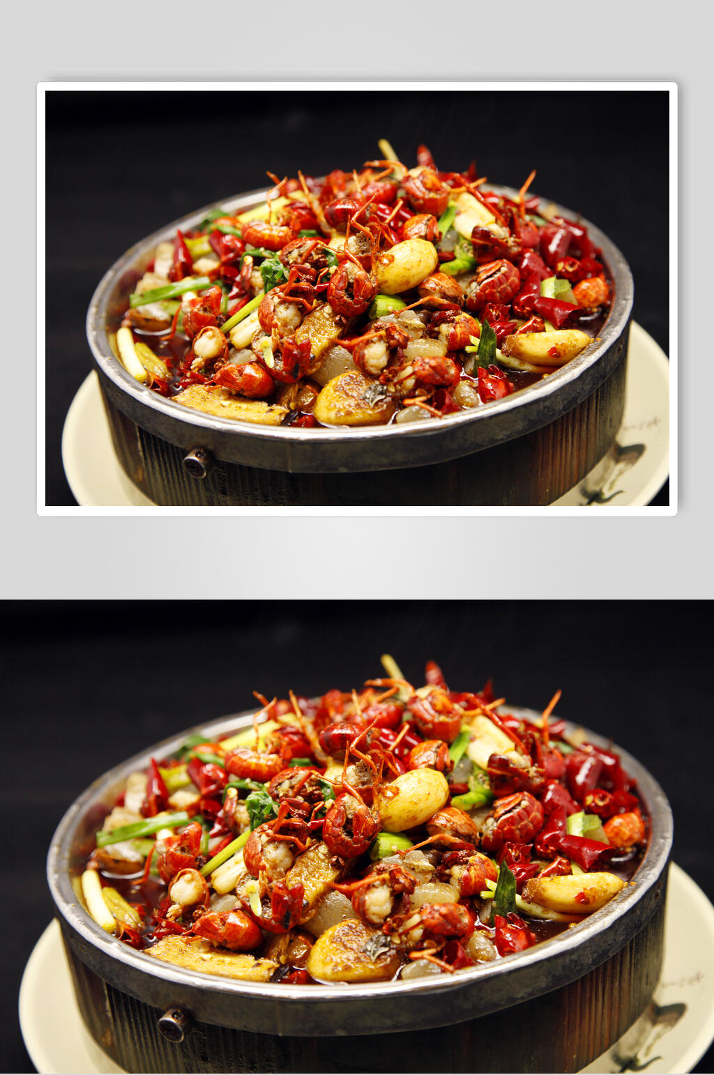 香辣美味麻辣小龙虾餐饮食品摄影图素材