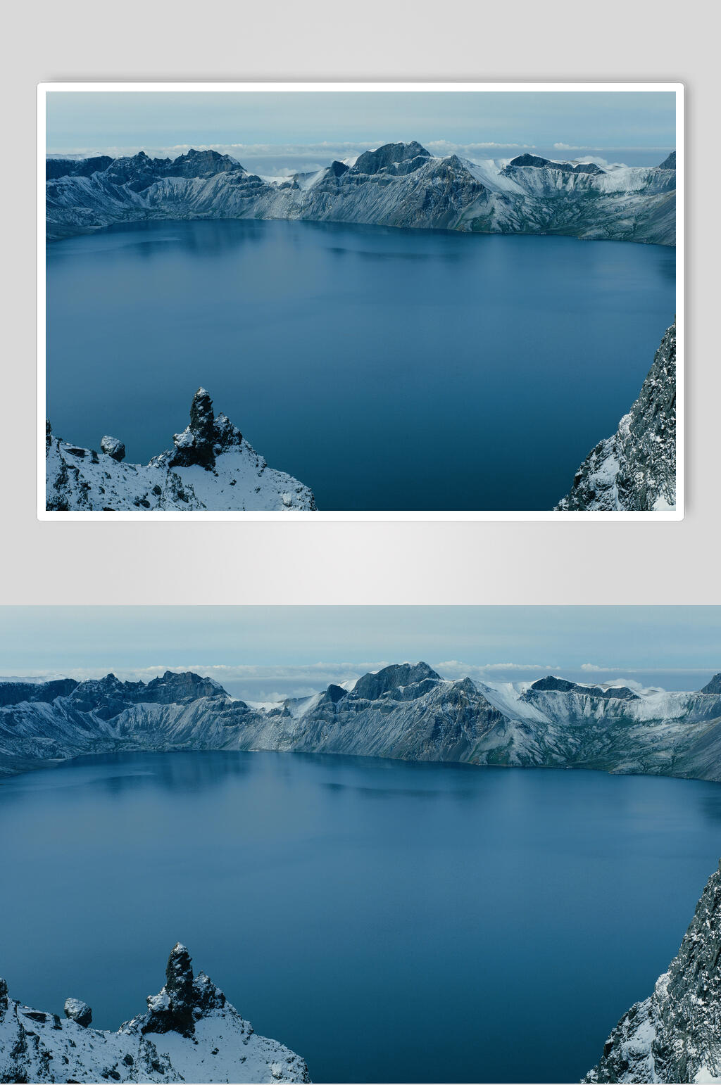 冰川湖泊风景山川摄影图素材