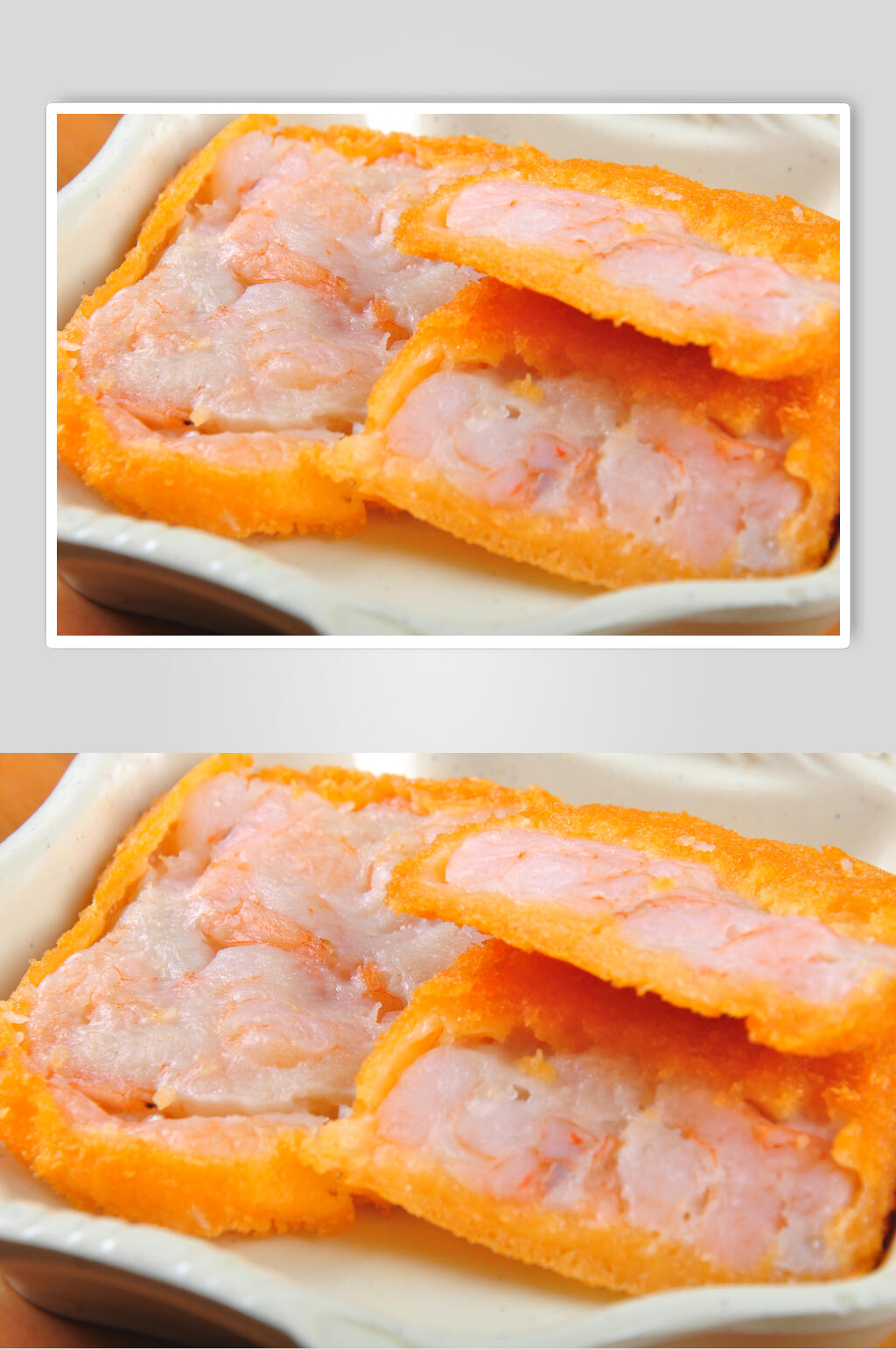 虾饼鸡排肉食餐饮图片素材