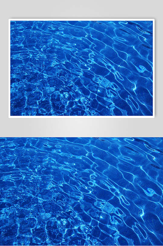 蓝深蓝色海浪波纹背景图片