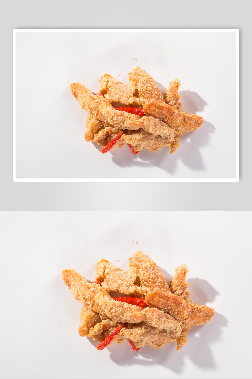 香辣鸡排鱿鱼须小吃摄影图片素材