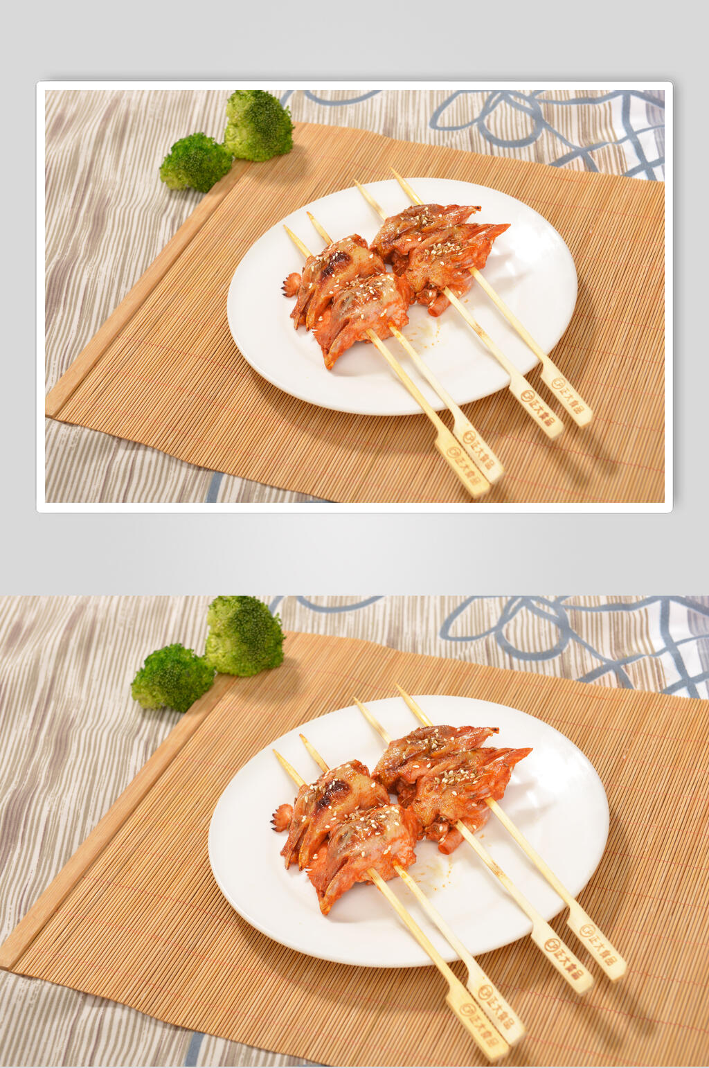 美味鸡柳炸串烧烤餐饮食物图片素材