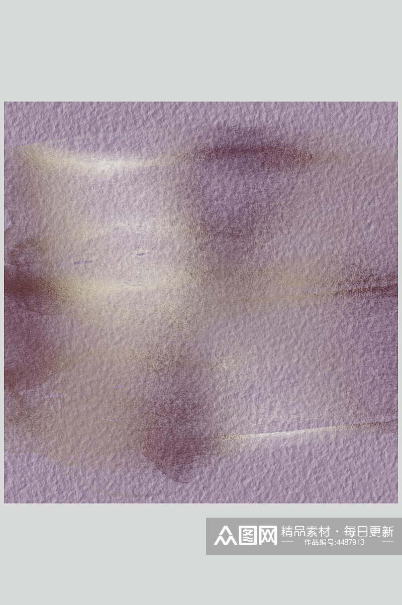 颗粒感玻璃紫水彩金箔纹理图片素材