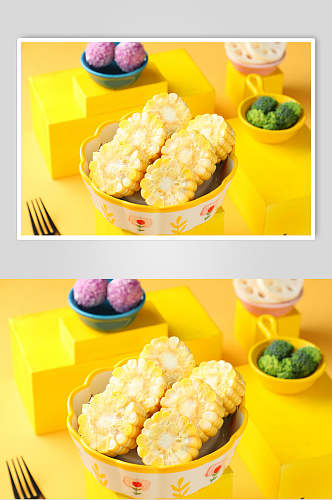 玉米黄底火锅配菜图片