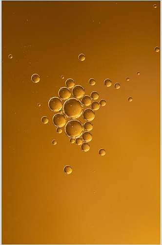 金色平面水滴摄影图