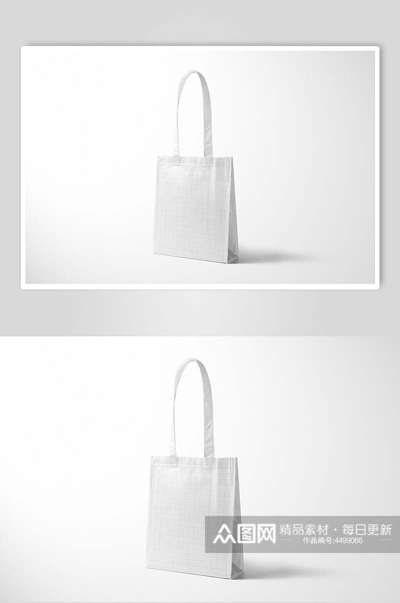 袋子阴影立体简约风环保购物袋样机素材