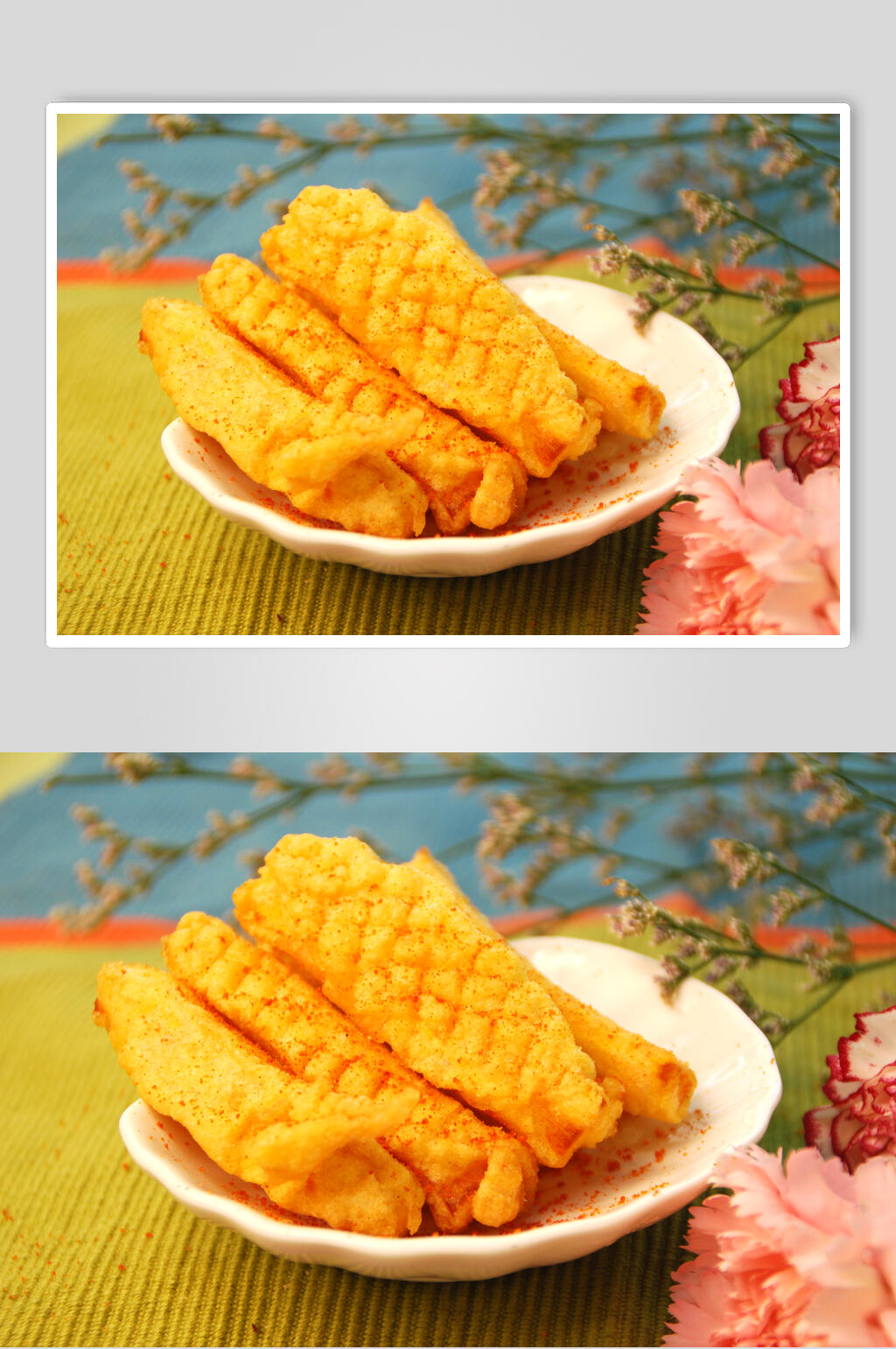 精品金黄鸡小吃摄影餐饮高清图片素材