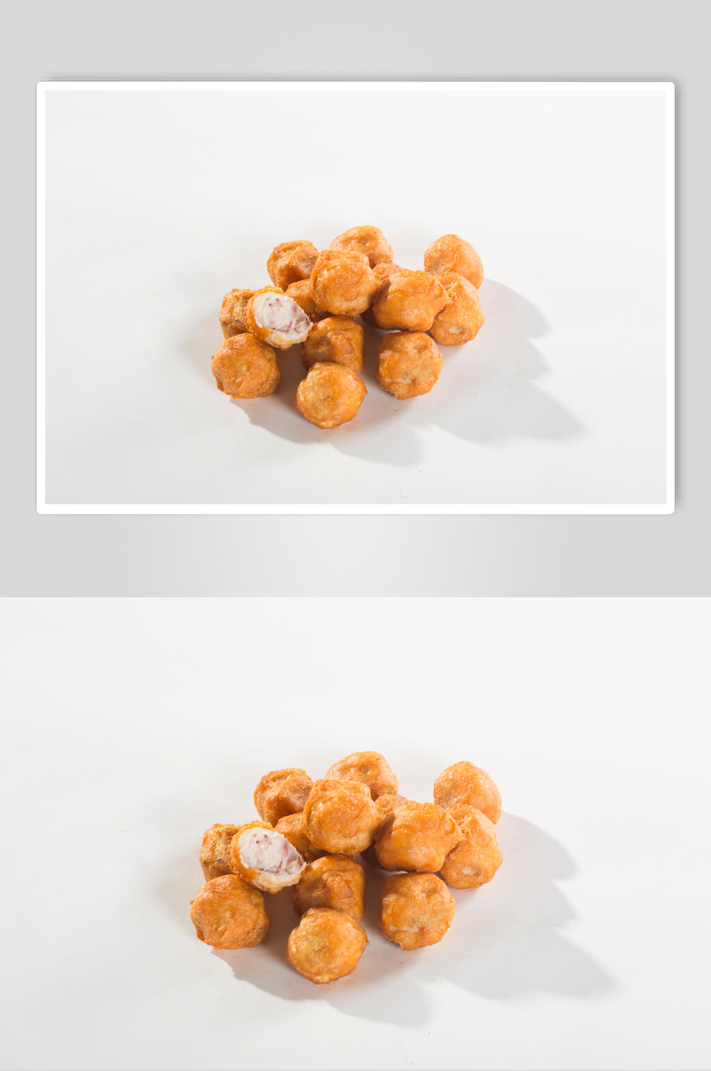 鸡肉丸子鱿鱼须小吃摄影图片素材
