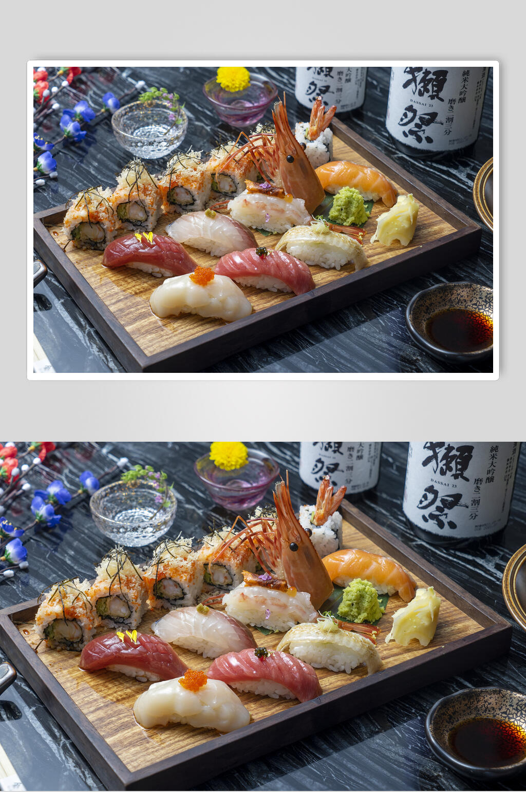 精致美食寿司摄影图素材