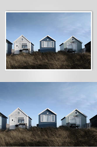 房屋建筑蓝天白云户外风景图片