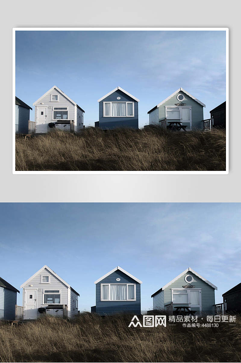 房屋建筑蓝天白云户外风景图片素材