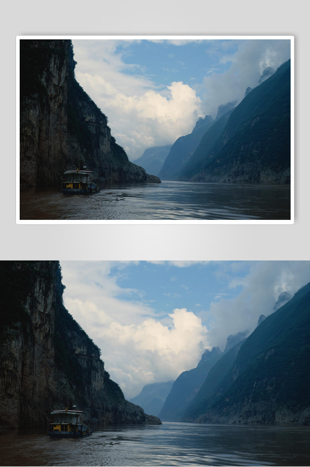 河流风景山川摄影图素材