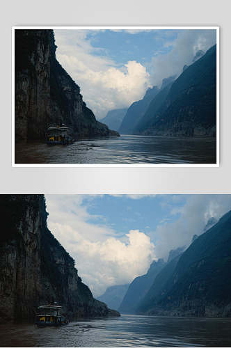河流风景山川摄影图