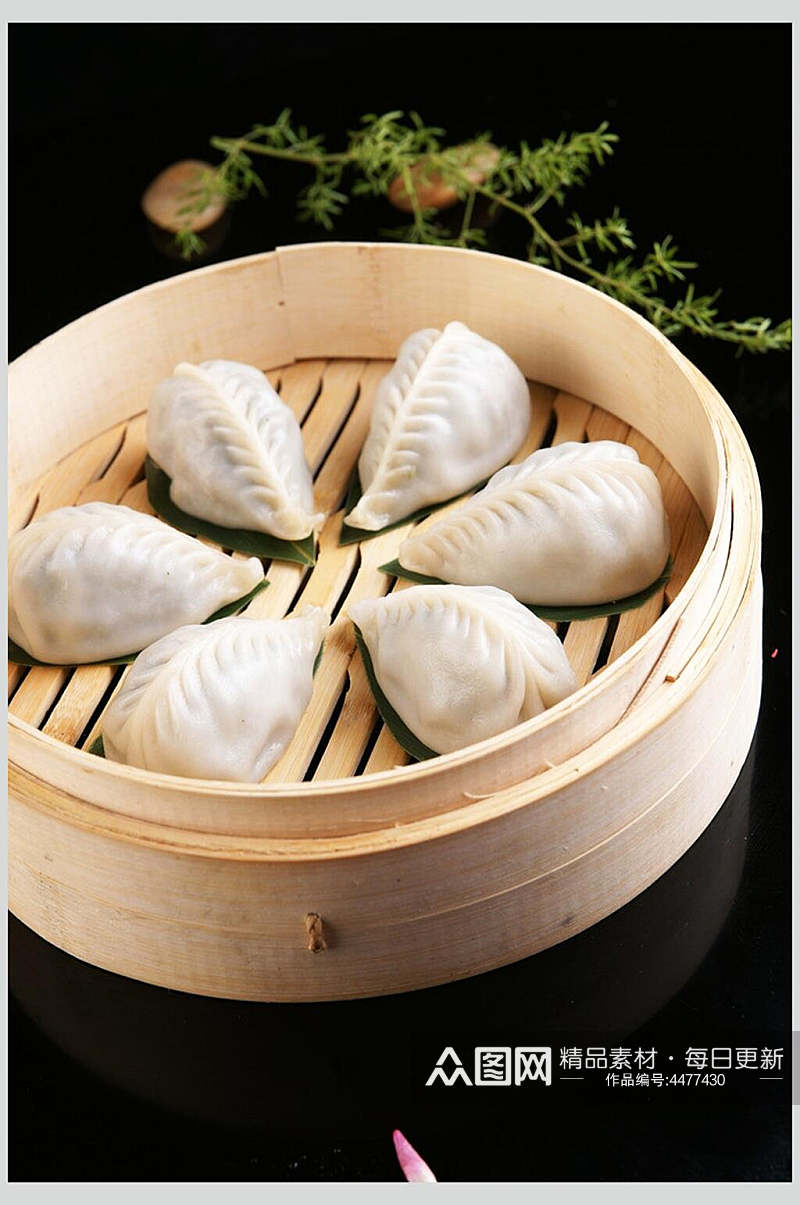 饺子美食早茶包子图片素材