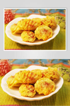 精品金黄美味鸡小吃摄影餐饮图片
