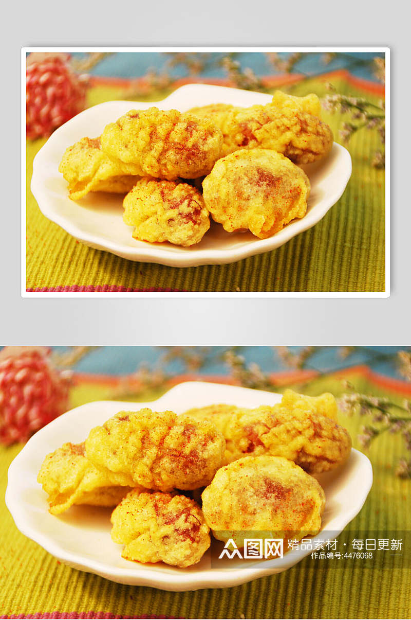 精品金黄美味鸡小吃摄影餐饮图片素材