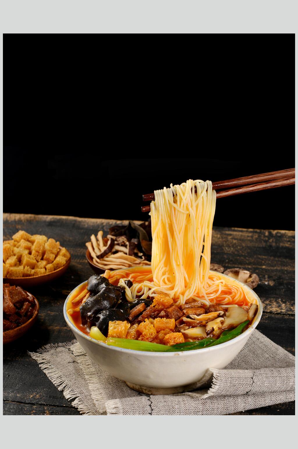 时尚米线美食摄影图片素材