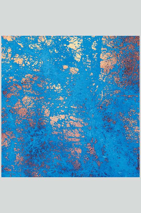 金箔大理石纹理蓝黄渐变图片