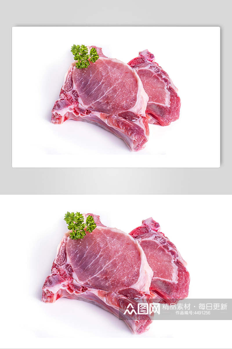 食材新鲜猪肉实拍图片素材