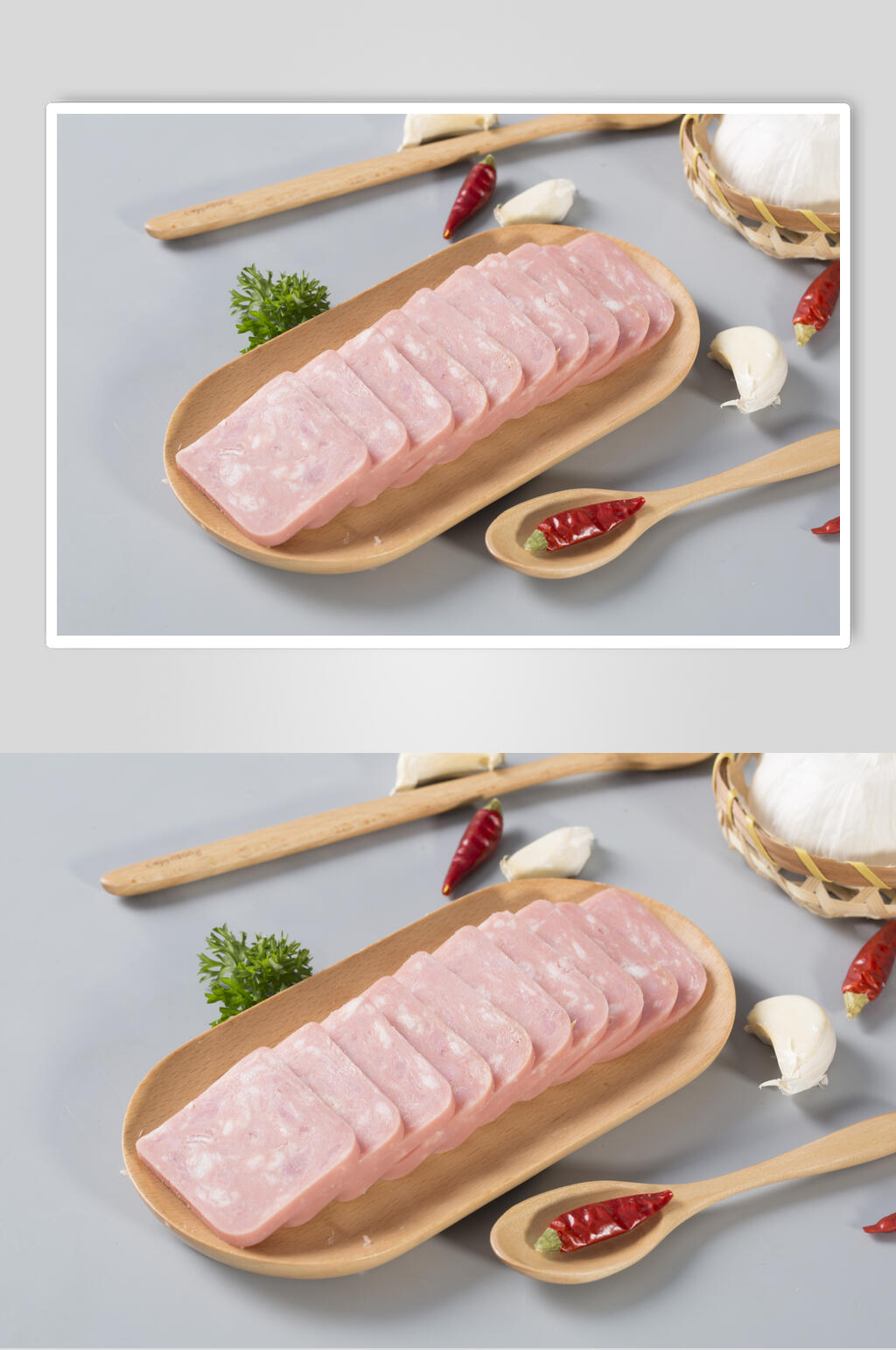 肉片灰底火锅烫菜图片素材