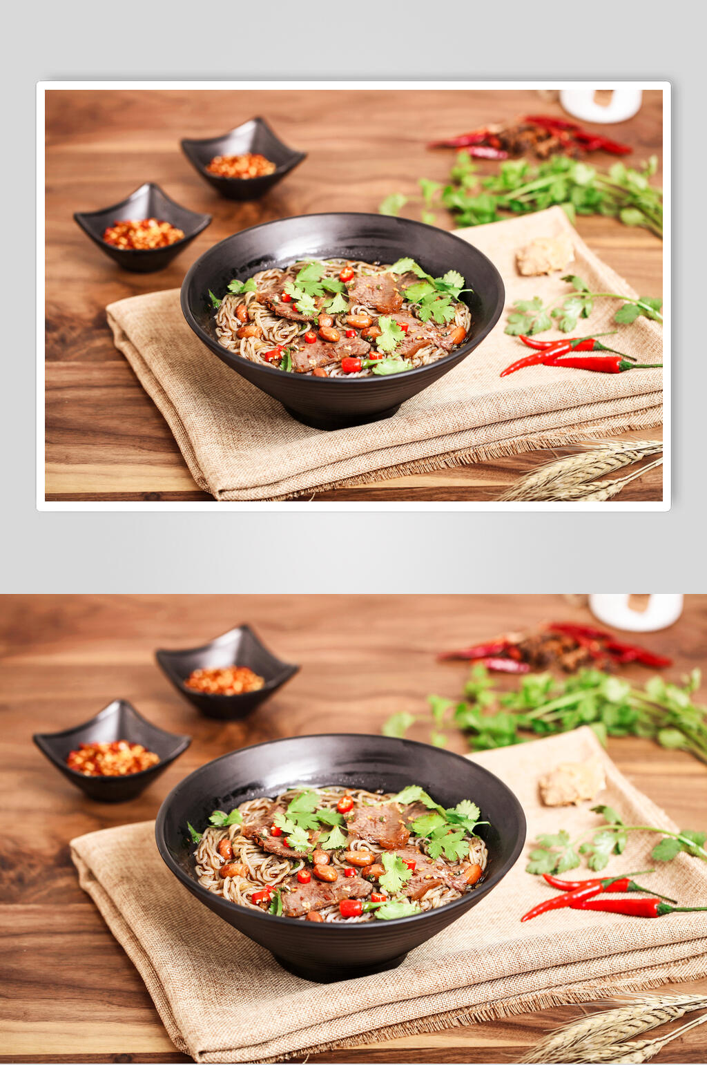 秘制美味面食摄影图片素材