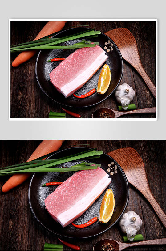 前腿肉食物猪肉摄影图