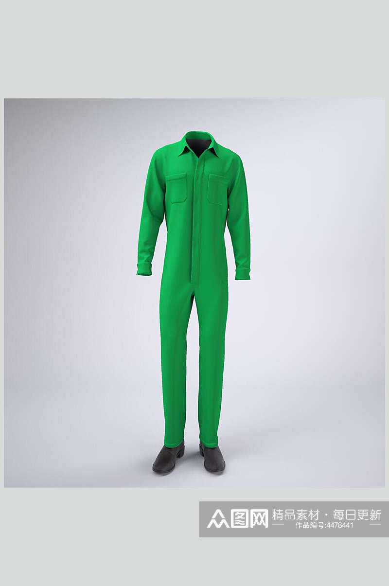 衣服裤子阴影灰绿色品牌VI样机素材