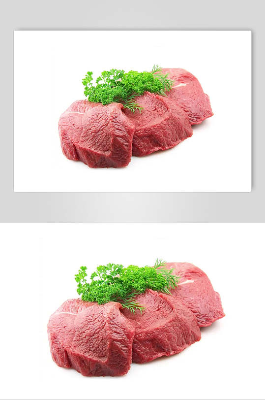 食材品质猪肉实拍图片