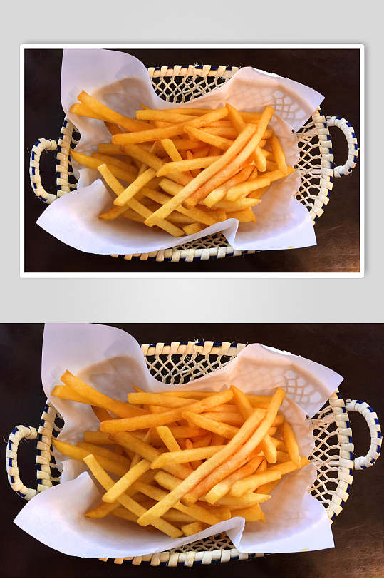 薯条餐饮汉堡美味效果图图片