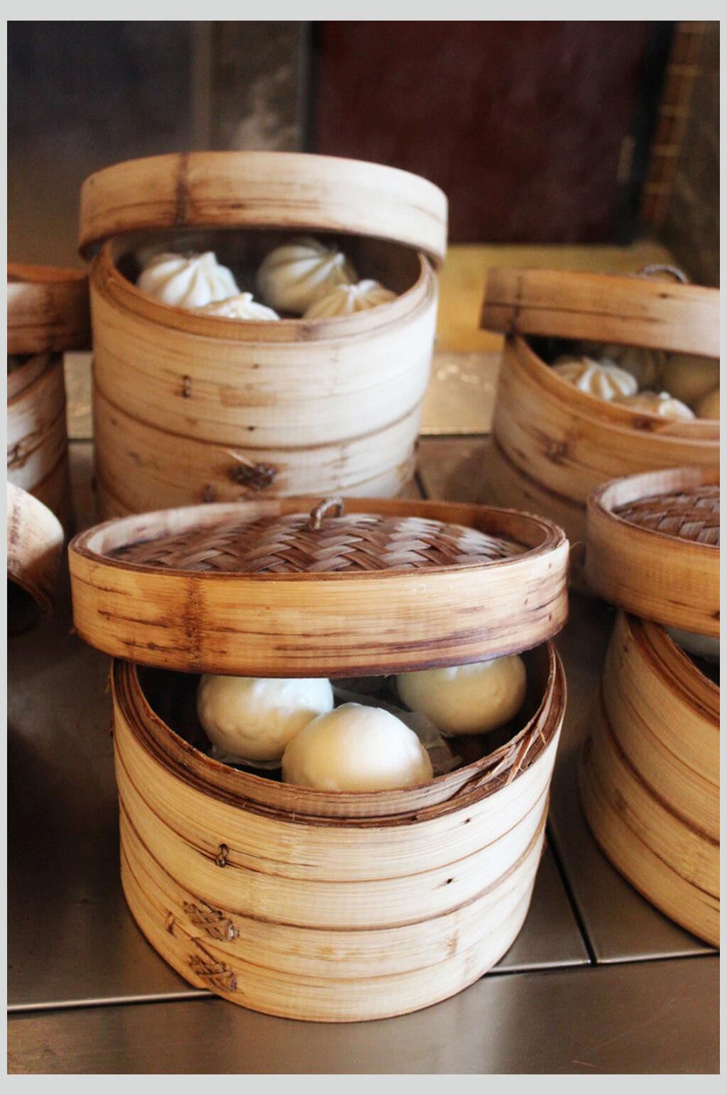 特色美味美食早茶包子图片素材