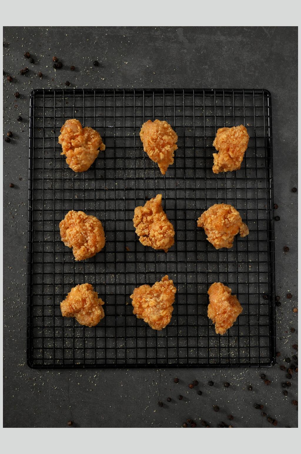 酥脆韩式炸鸡小吃摄影图片素材