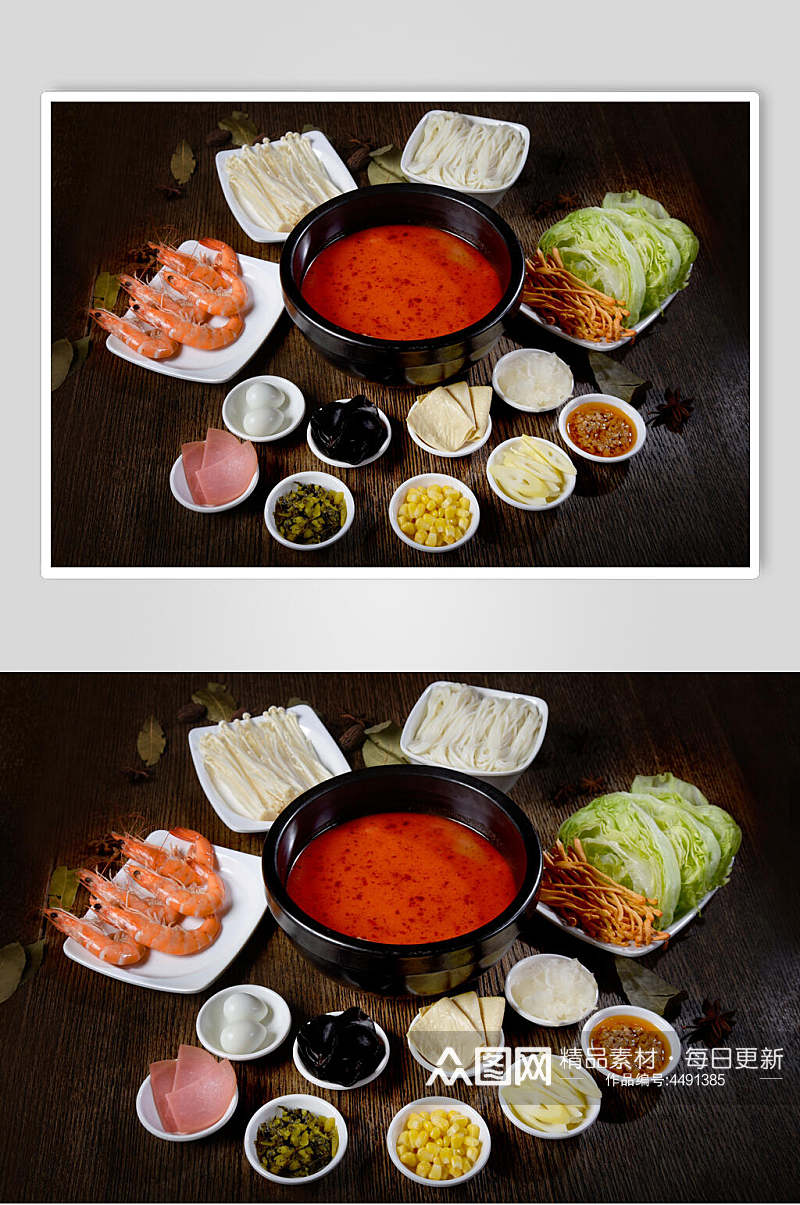 海鲜创意米线美食摄影图片素材
