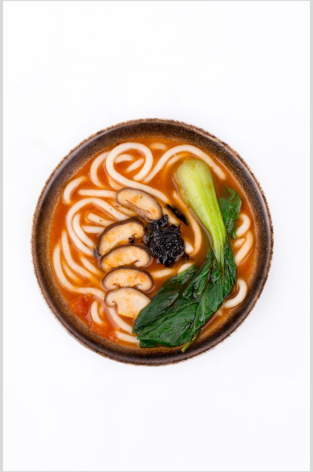 香菇米线美食摄影图片