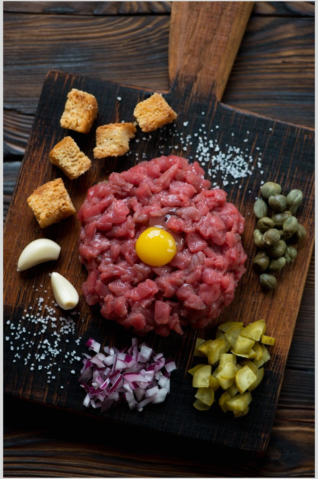 新鲜美味牛排实拍图素材