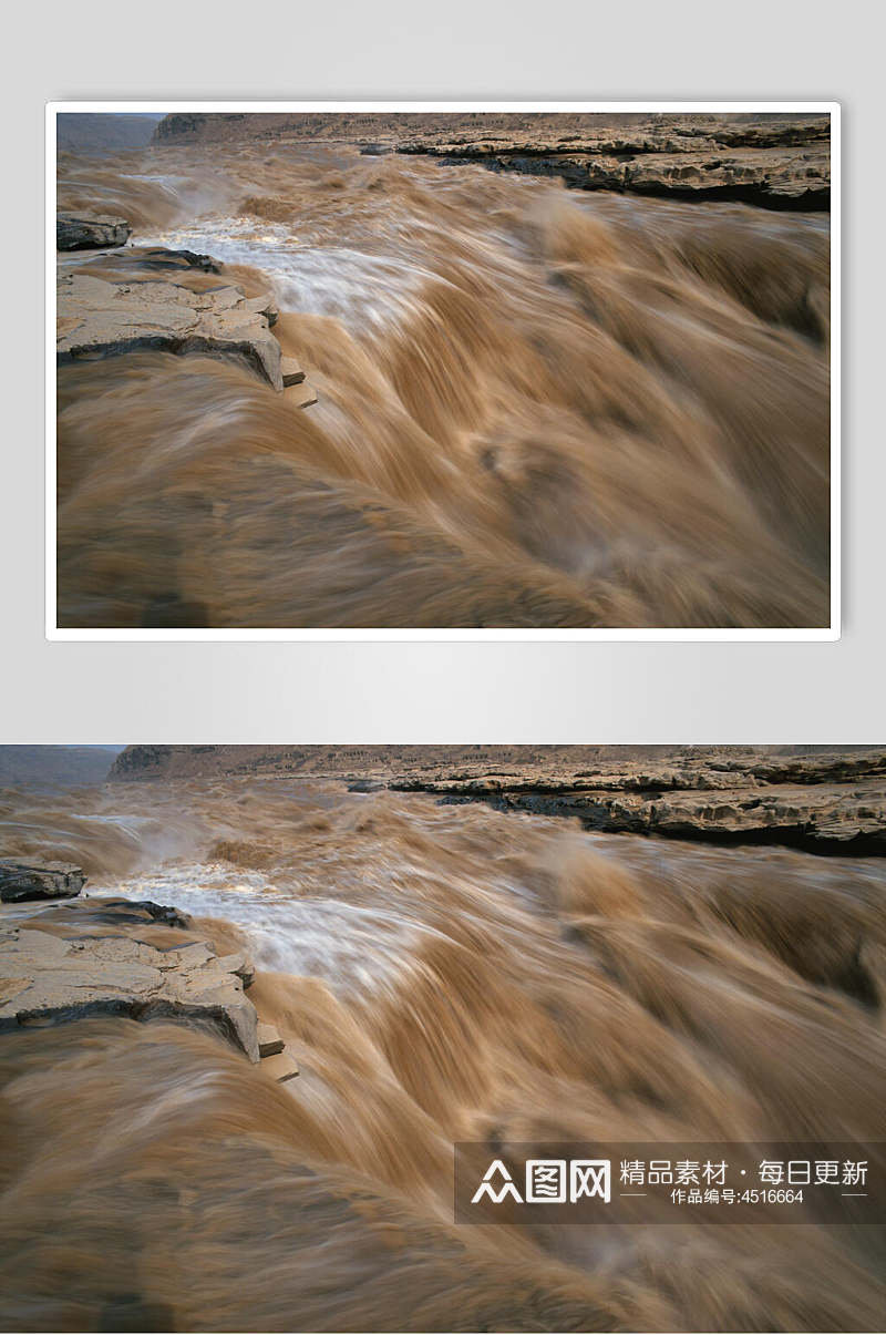 黄河河流风景山川摄影图素材