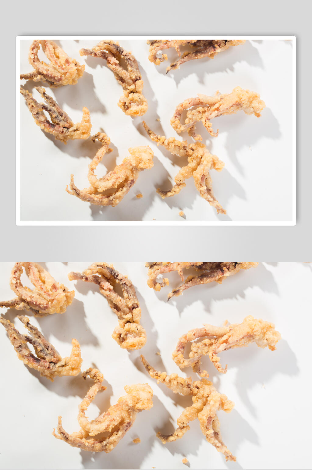 鱿鱼烧烤油炸美食图片素材