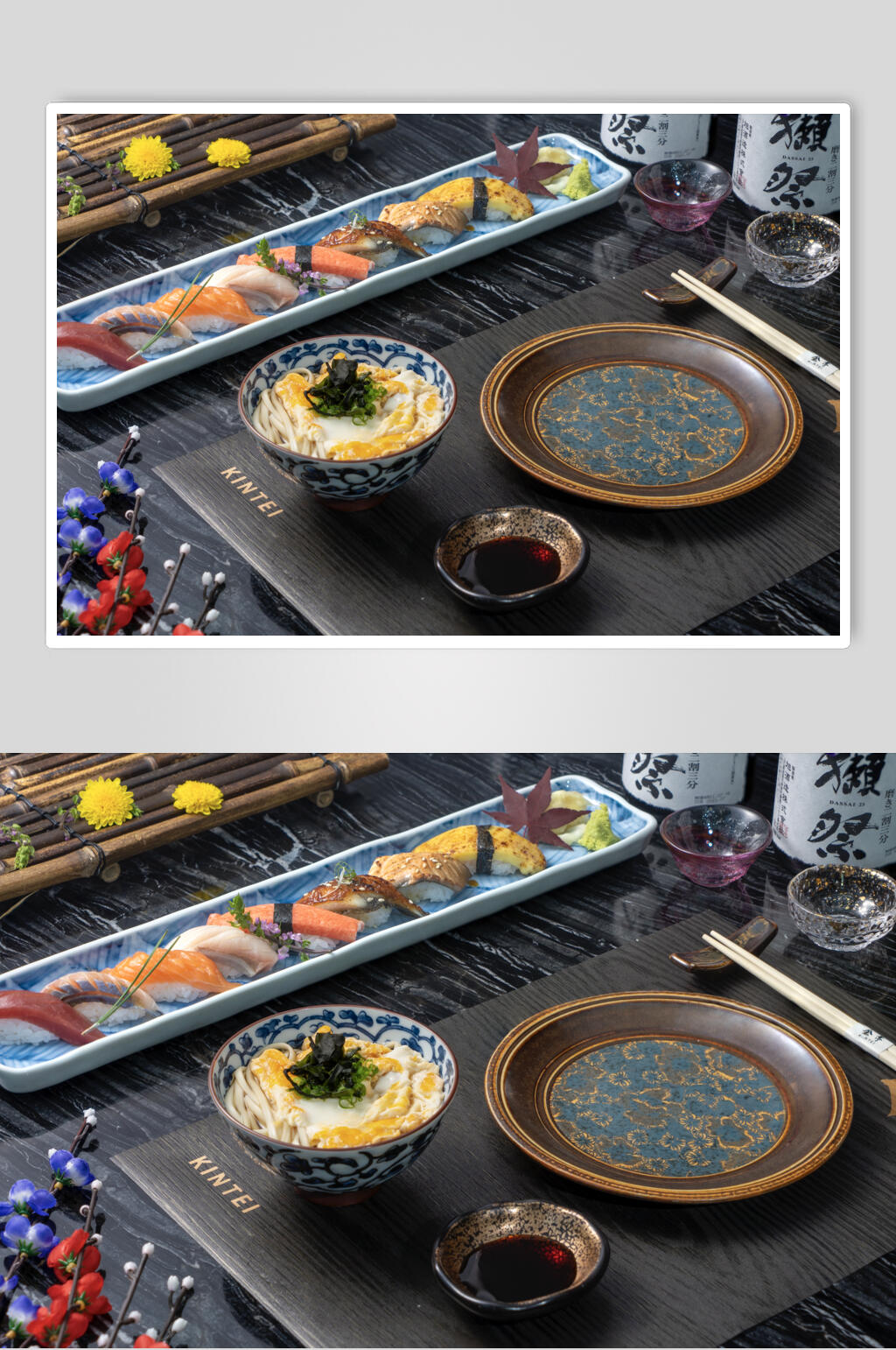 日式料理美食寿司摄影图素材