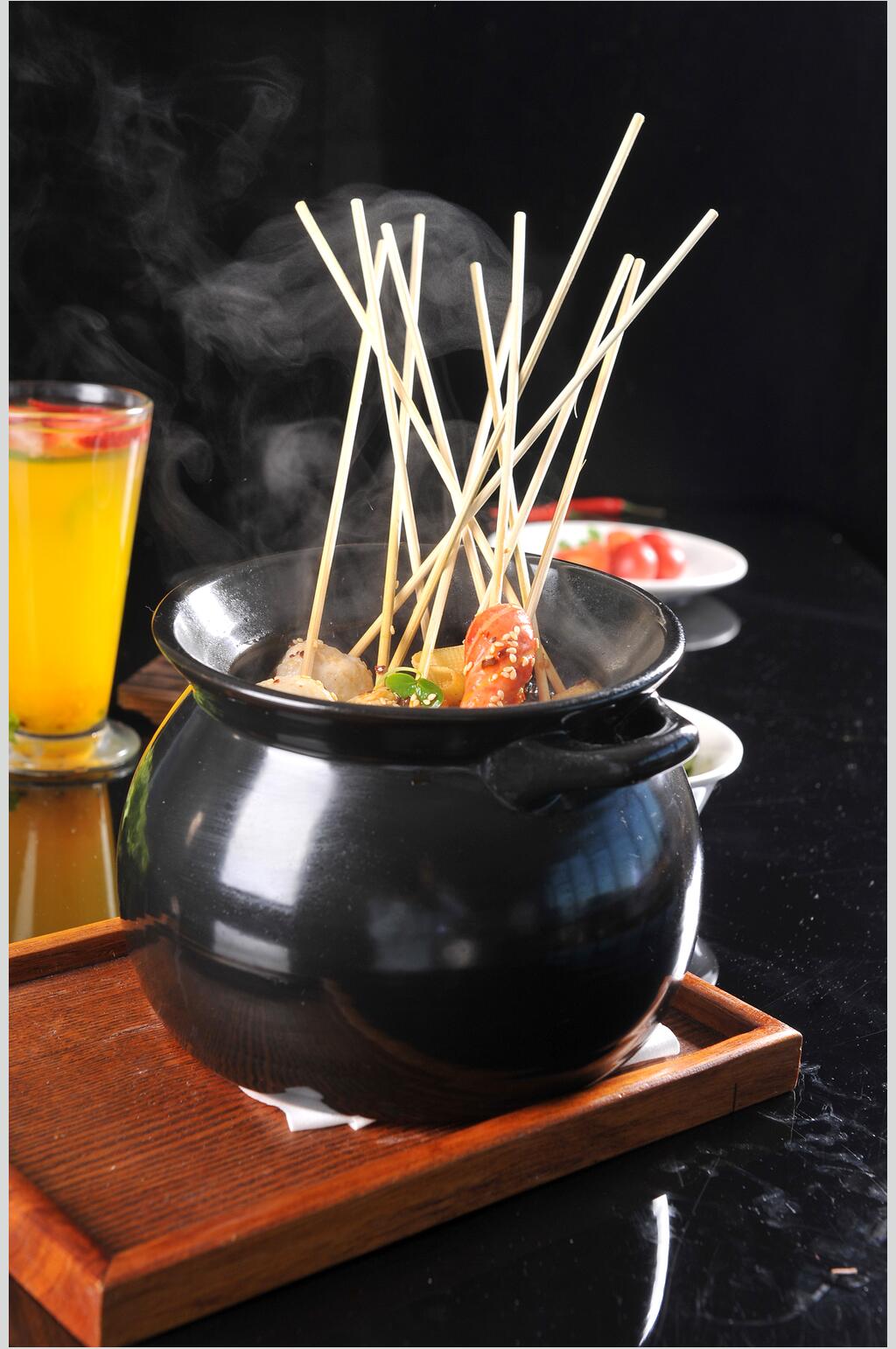 招牌美味麻辣烫食物摄影图片素材