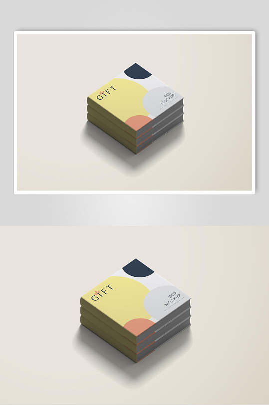 便签纸精装书籍样机