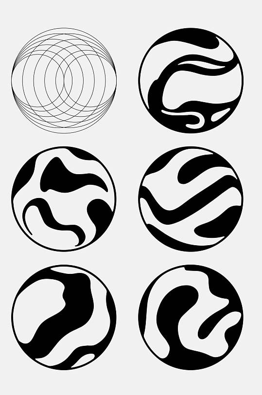 雄狮现代晶瓷装饰画立即下载黑白圆形创意高端简约碟子盘子样机立即