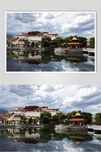 时尚布达拉宫西藏风景图片