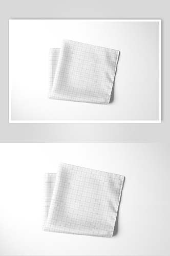 折叠丝巾方巾样机